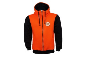 BLUZA MĘSKA POMARAŃCZOWO CZARNA