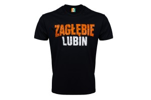 T-SHIRT CZARNY Z NADRUKIEM